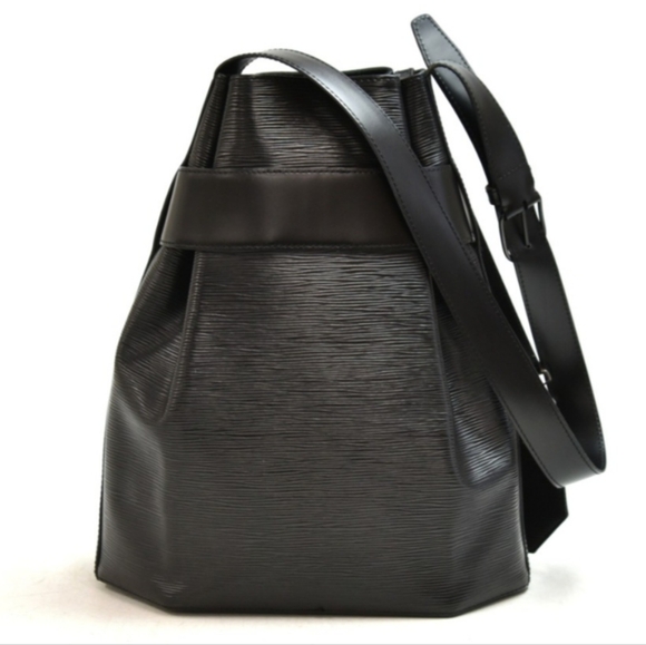 $2000 Authentic LOUIS VUITTON Epi Sac D'Epaule in Black. - Picture 4 of 17